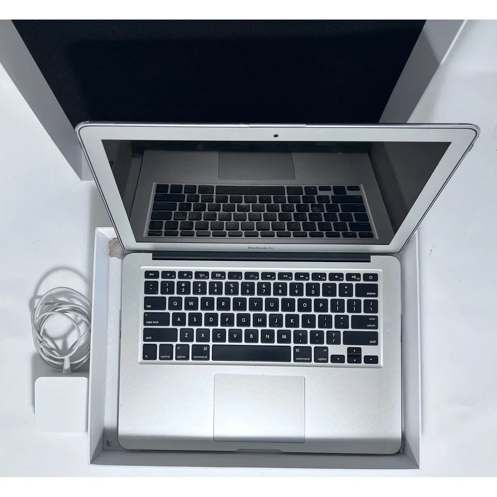 Apple MacBook Air 13 Laptop A1466 Silver 8GB 128GB working flaws on outer shell